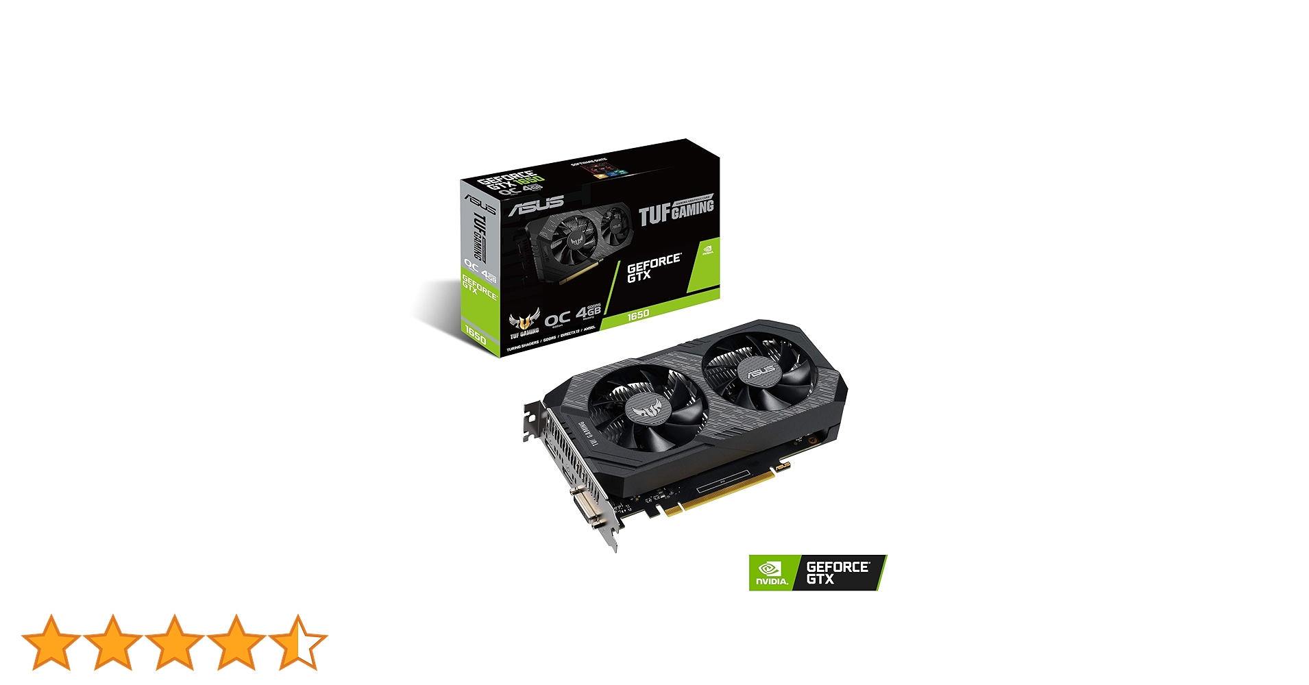 Amazon | ASUS TUF Gaming NVIDIA GeForce GTX 1650 OC Edition
